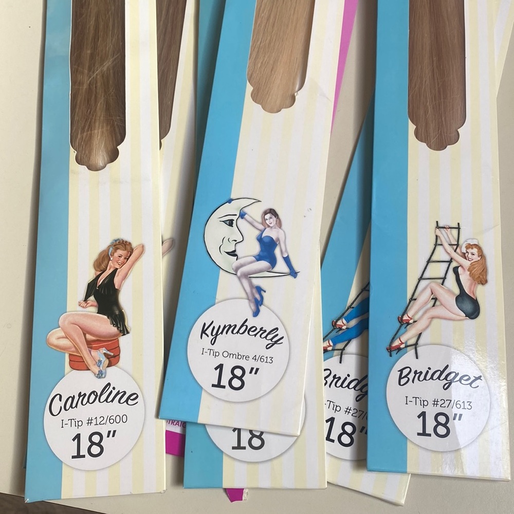 10 packs -18 inch - itip pro extensions Kimberly/eva